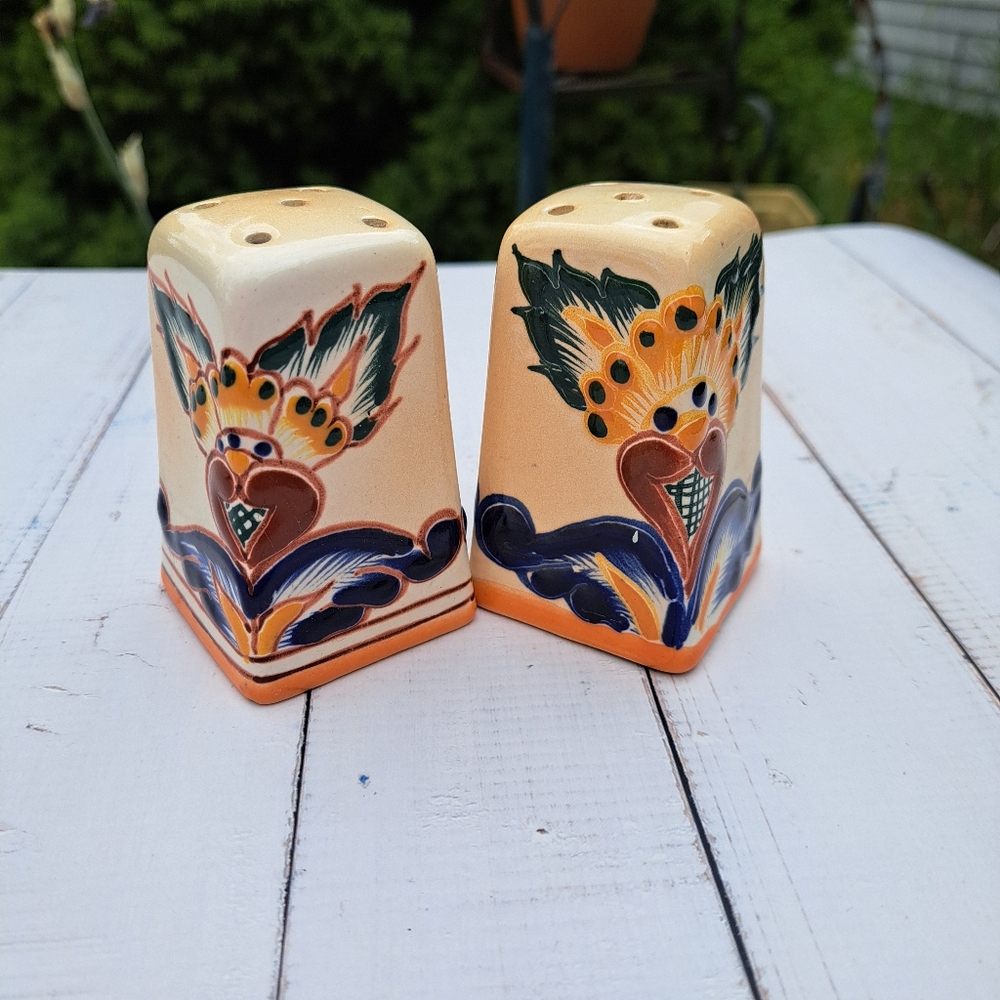 Colorful Ceramic Salt and Pepper Shakers